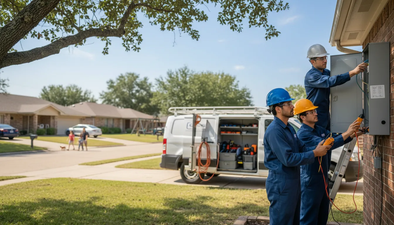 Certified electrician providing emergency electrical services in Boys Town, NE
